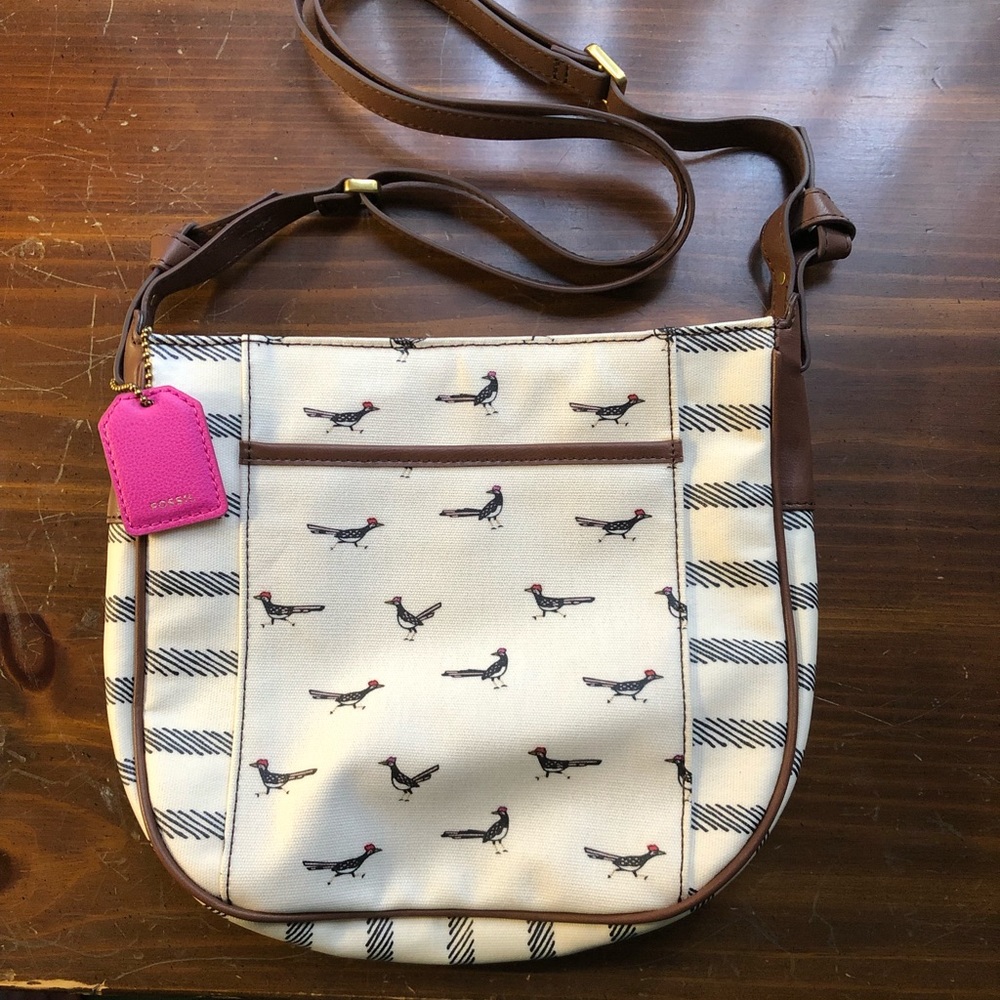 Fossil roadrunner crossbody